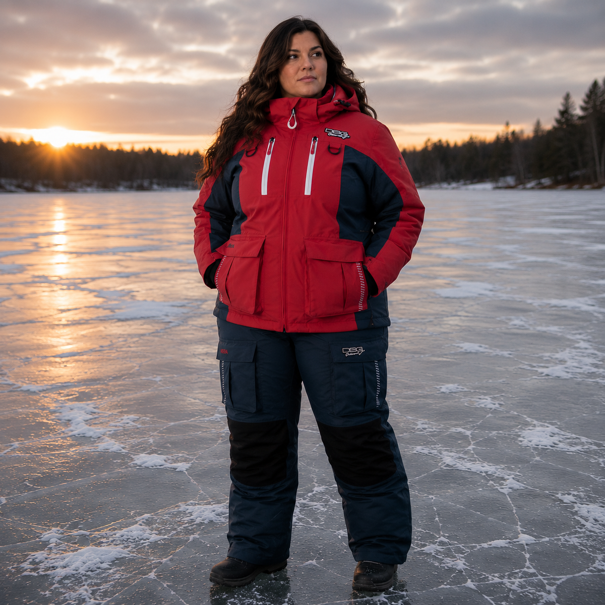 Arctic Appeal 3.0 Ice Fishing Jacket with Floatation - 'MERICA