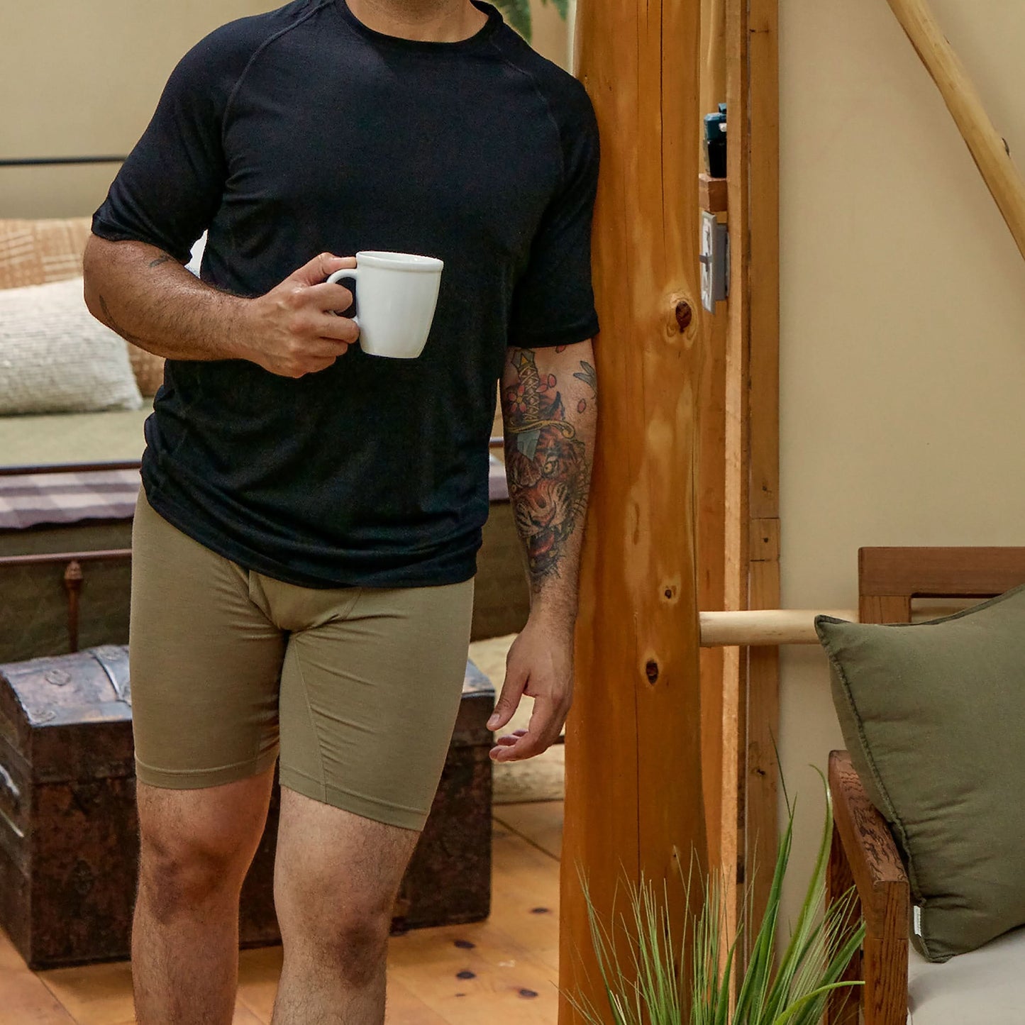 Microweight Men's Wool Boxer Briefs - Woolverino