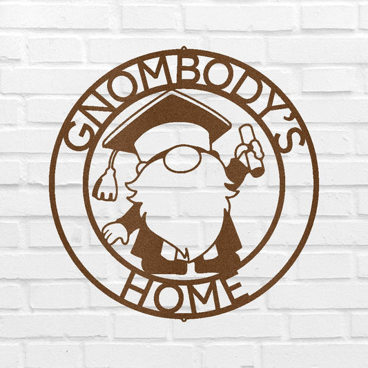 Gnome Graduation Gift Personalized Gifts - Custom Metal Sign