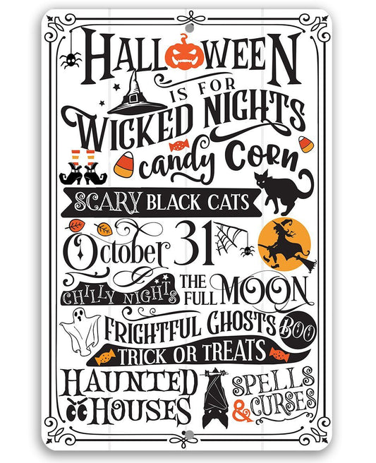 Halloween Is For - Metal Sign