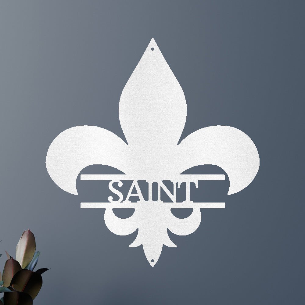 Classic Fleur De Lis Personalized Gifts - Custom Metal Sign