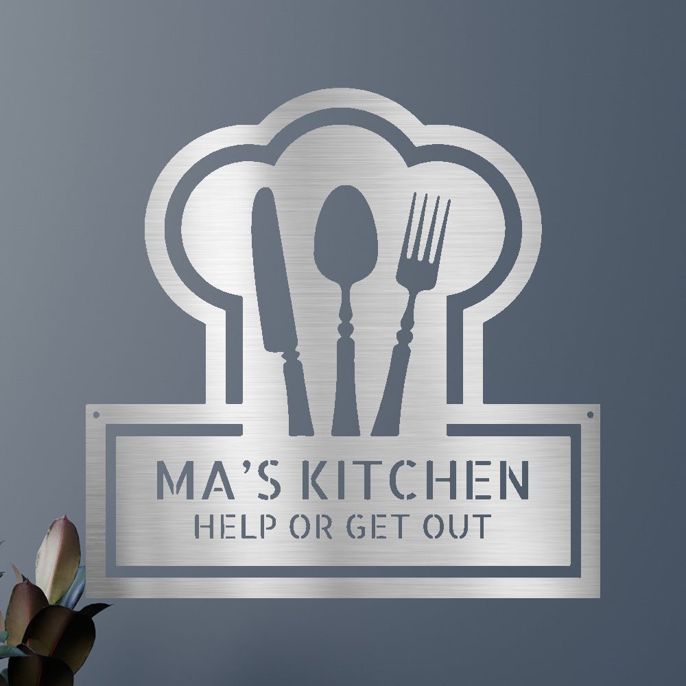 Ruler Of The Kitchen Personalized Gifts - Custom Metal Sign