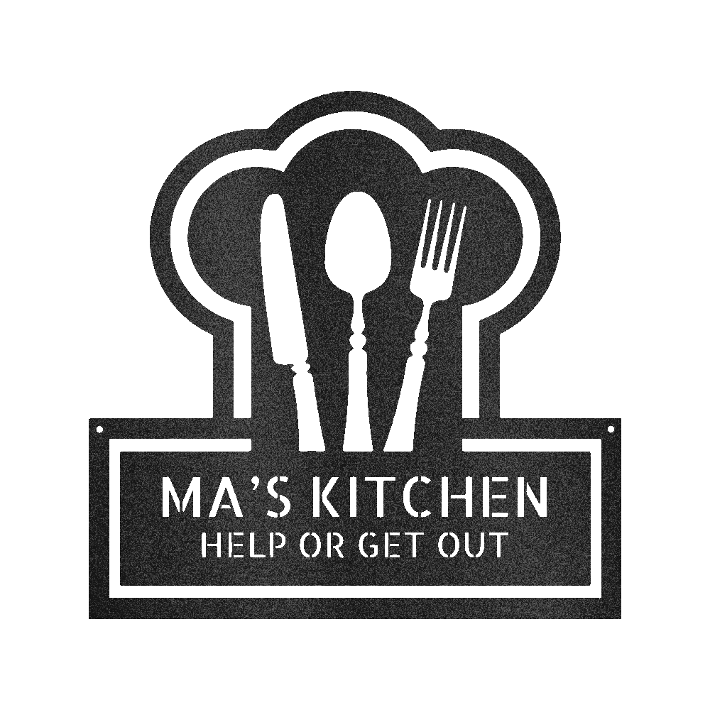 Ruler Of The Kitchen Personalized Gifts - Custom Metal Sign