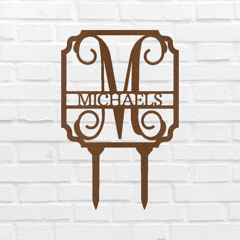 Vine Stake Personalized Gifts - Custom Metal Sign