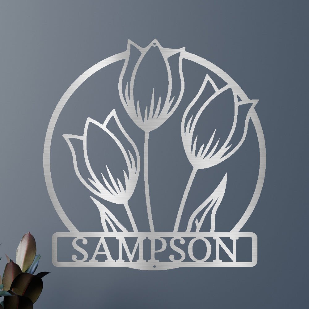 Wild Tulip Personalized Gifts - Custom Metal Sign