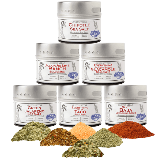 Mexican Seasoning Gift Set - Tastes of Mexico - Artisanal Spice Blends Six Pack