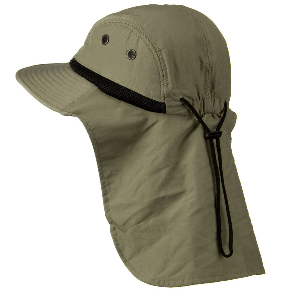 Mesh Sun Protection Flap Hat