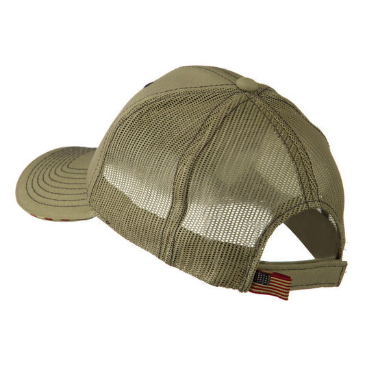 6 Panel Mesh Flag Mesh Cap