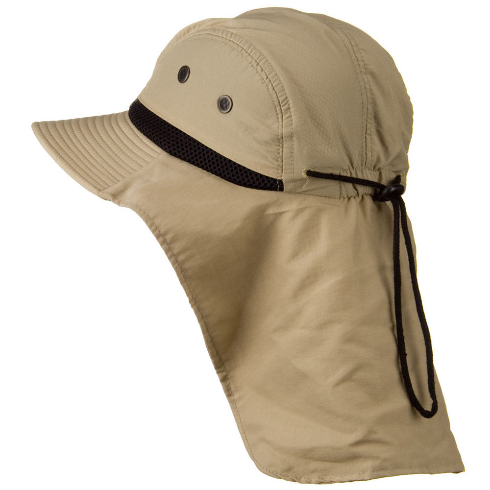 Mesh Sun Protection Flap Hat