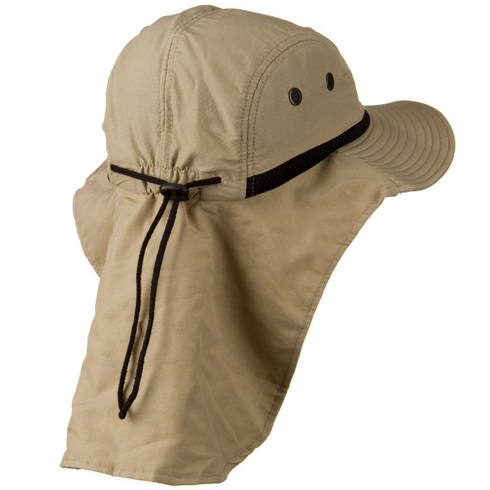 Mesh Sun Protection Flap Hat