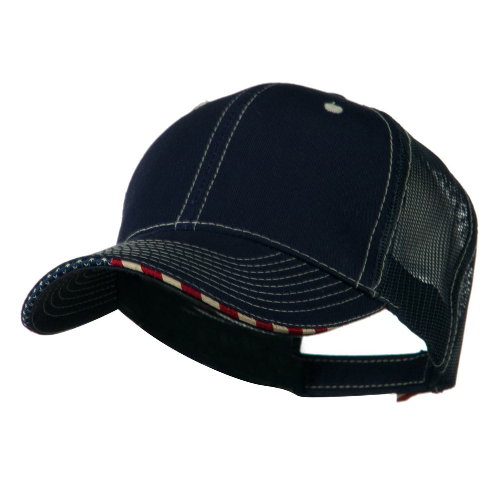 6 Panel Mesh Flag Mesh Cap
