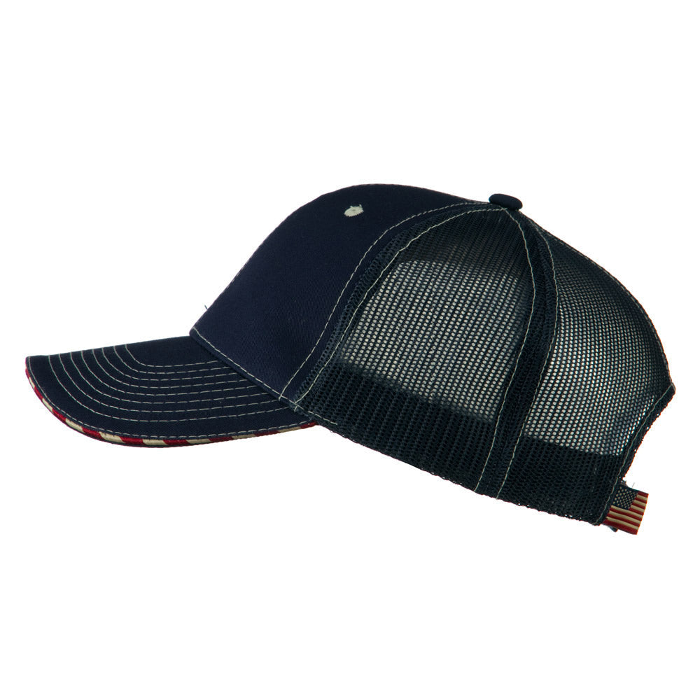 6 Panel Mesh Flag Mesh Cap