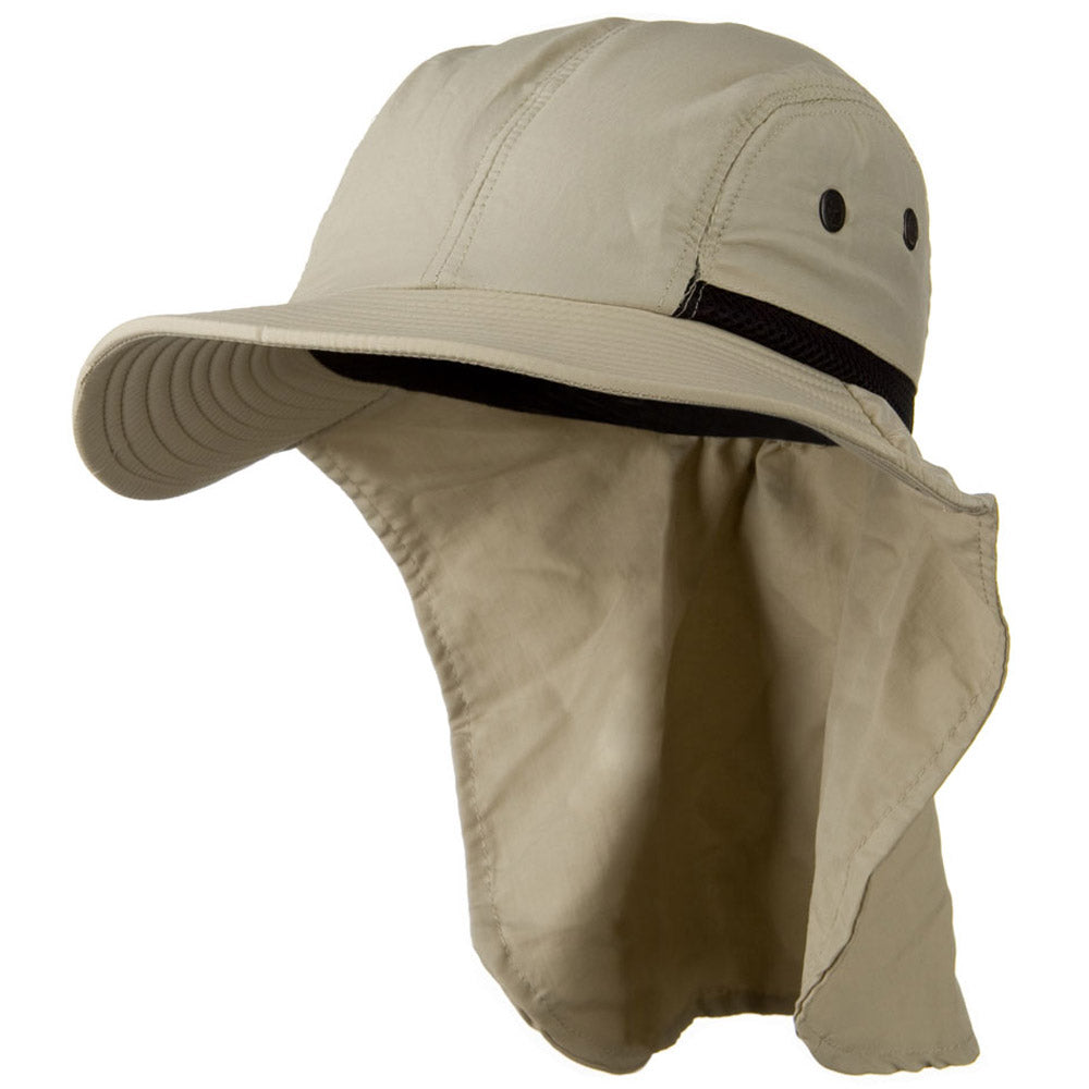 Mesh Sun Protection Flap Hat