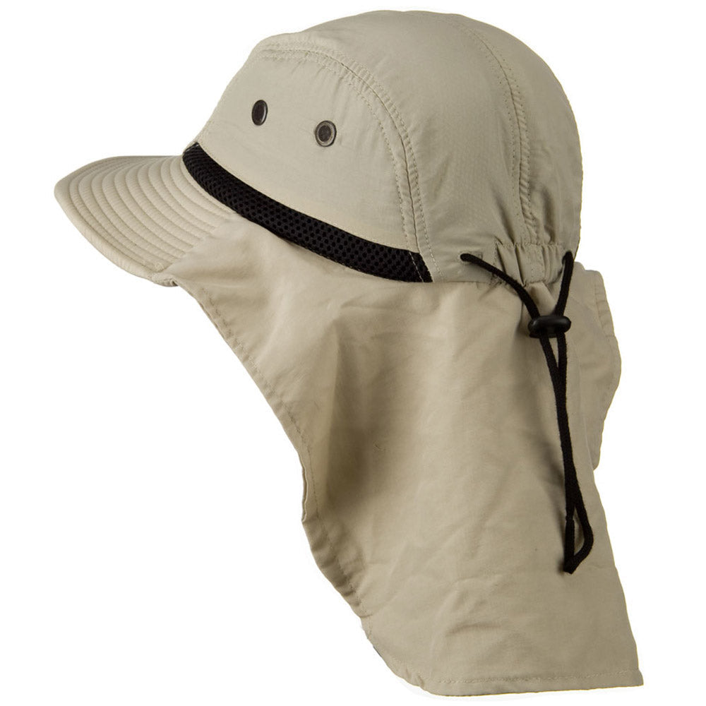Mesh Sun Protection Flap Hat
