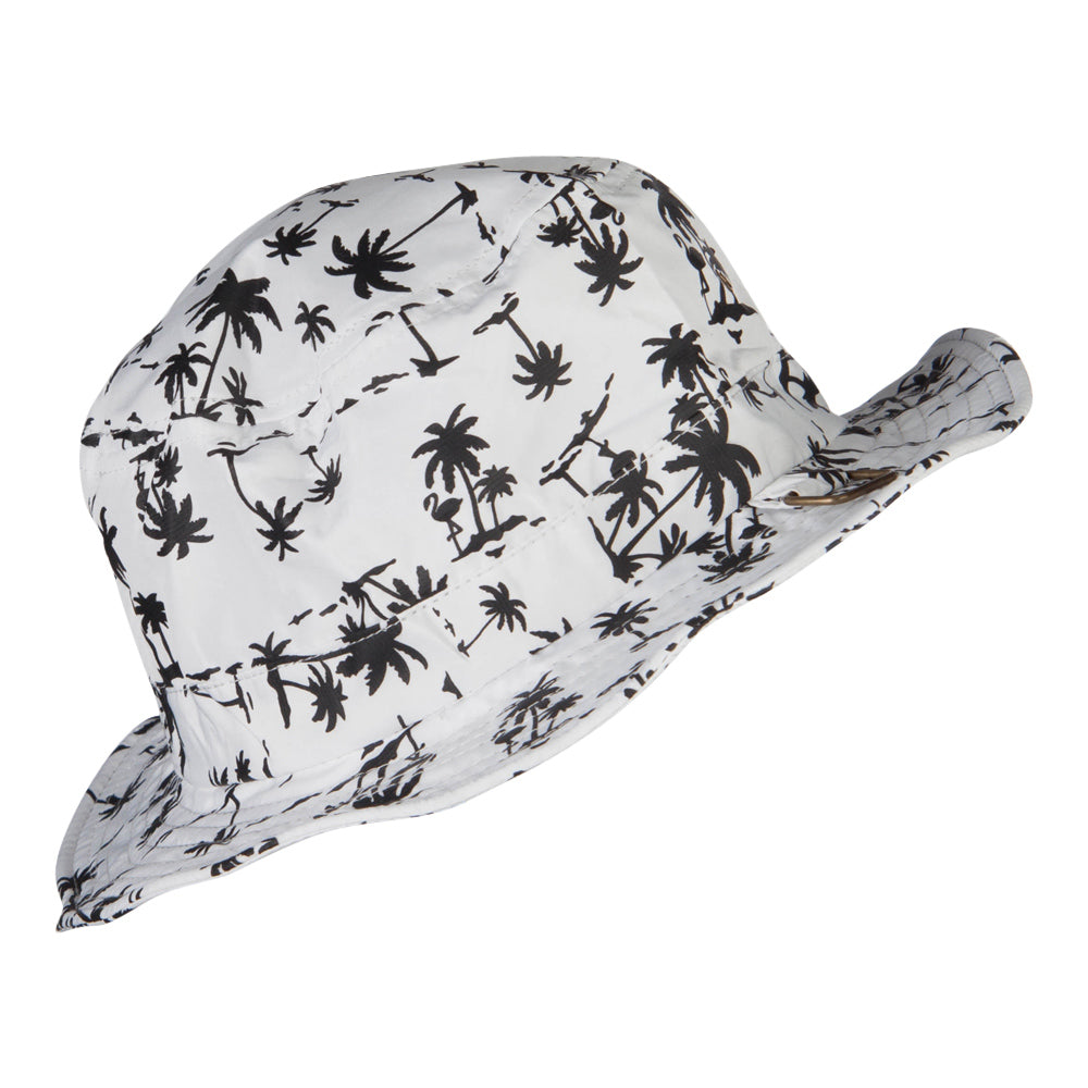 Palm Print Wired Bucket Hat