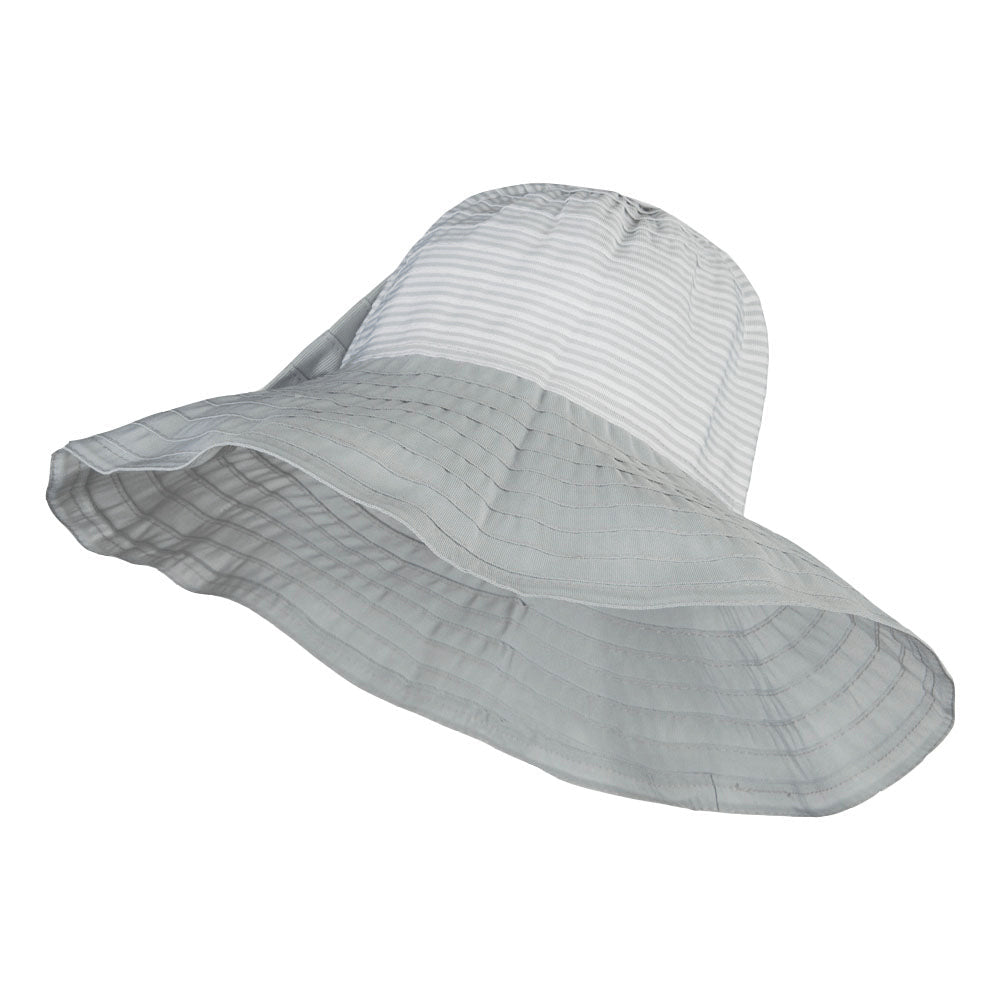 Crushable Ribbon Accent Sun Hat