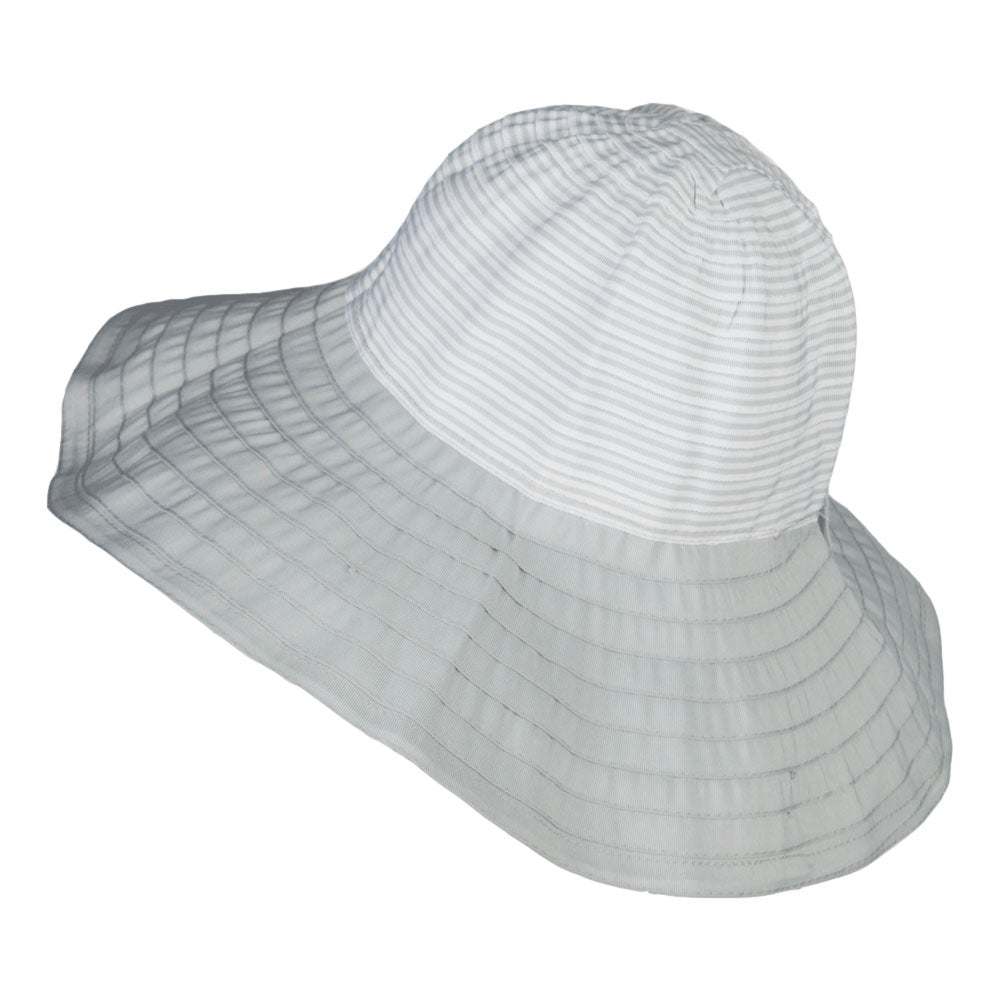 Crushable Ribbon Accent Sun Hat