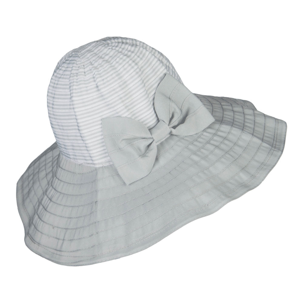 Crushable Ribbon Accent Sun Hat