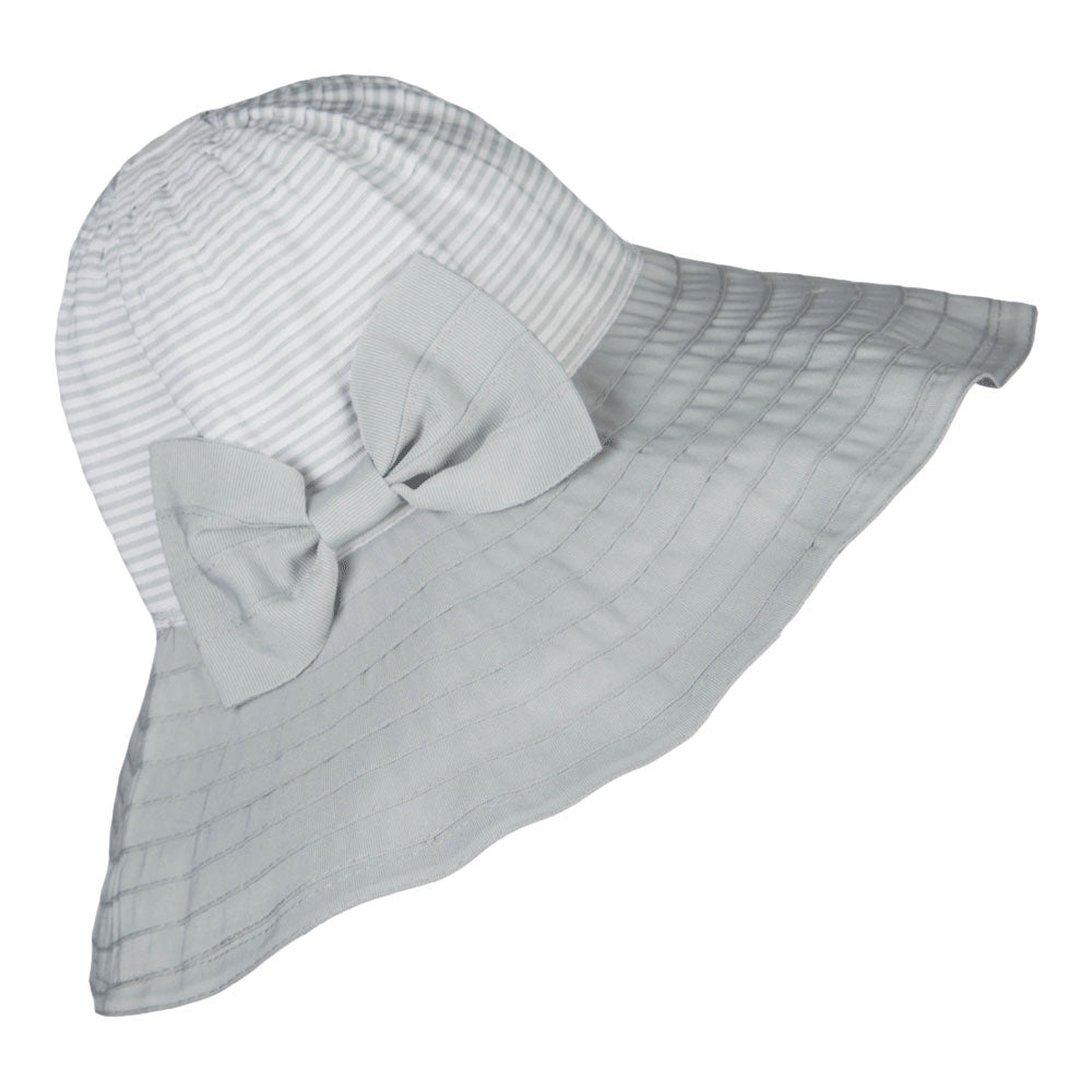 Crushable Ribbon Accent Sun Hat