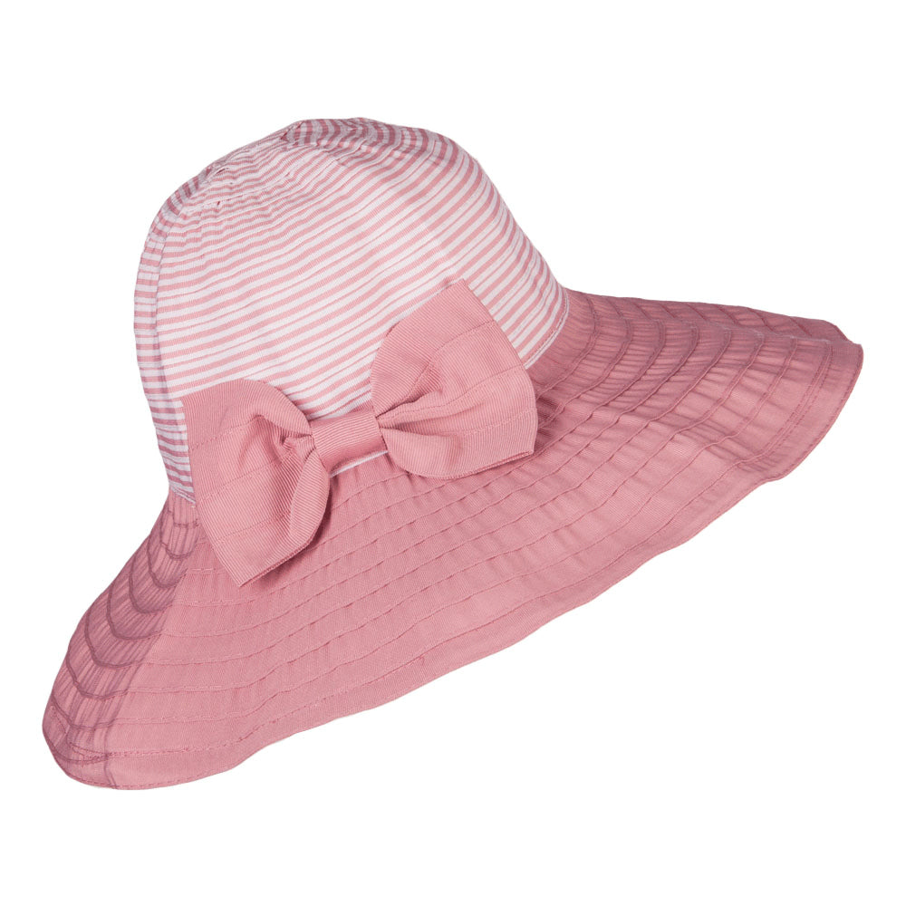 Crushable Ribbon Accent Sun Hat