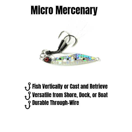 Sumo & Mercenary Micro Slow Pitch Jig – 4-Pack – 10g & 15g