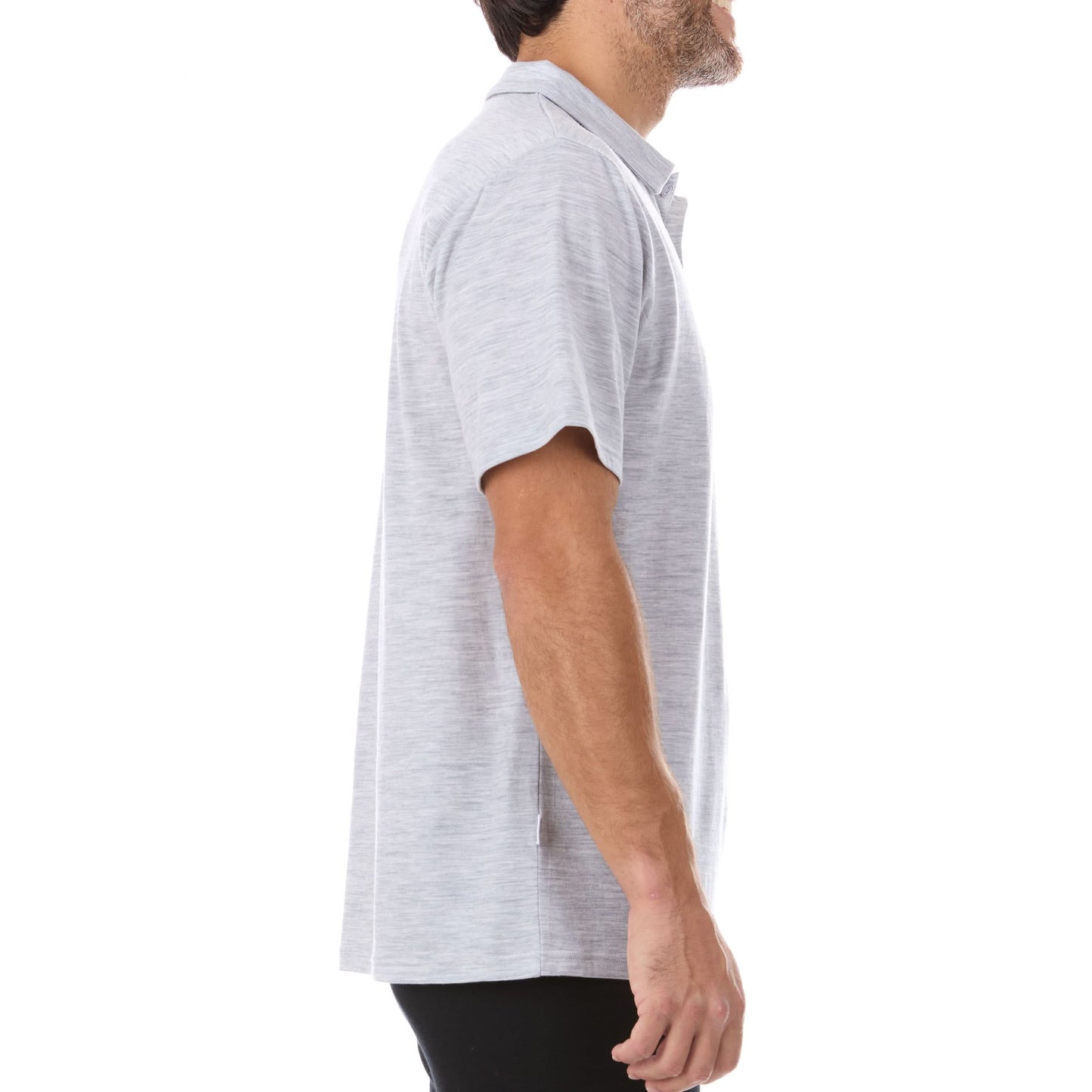 Microweight Men's Wool Polo -  Woolverino