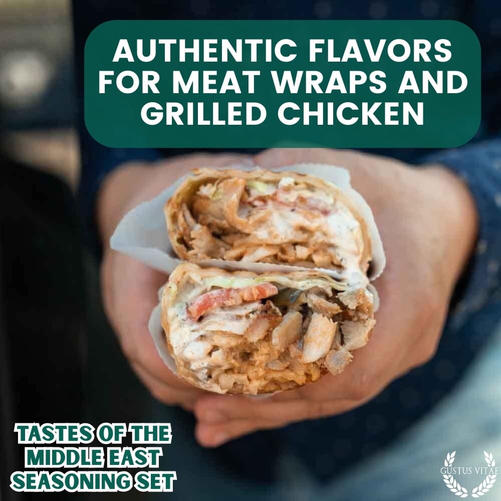 Middle Eastern Seasoning Gift Set - Tastes of The Middle East - Artisanal Spice Blends Six Pack