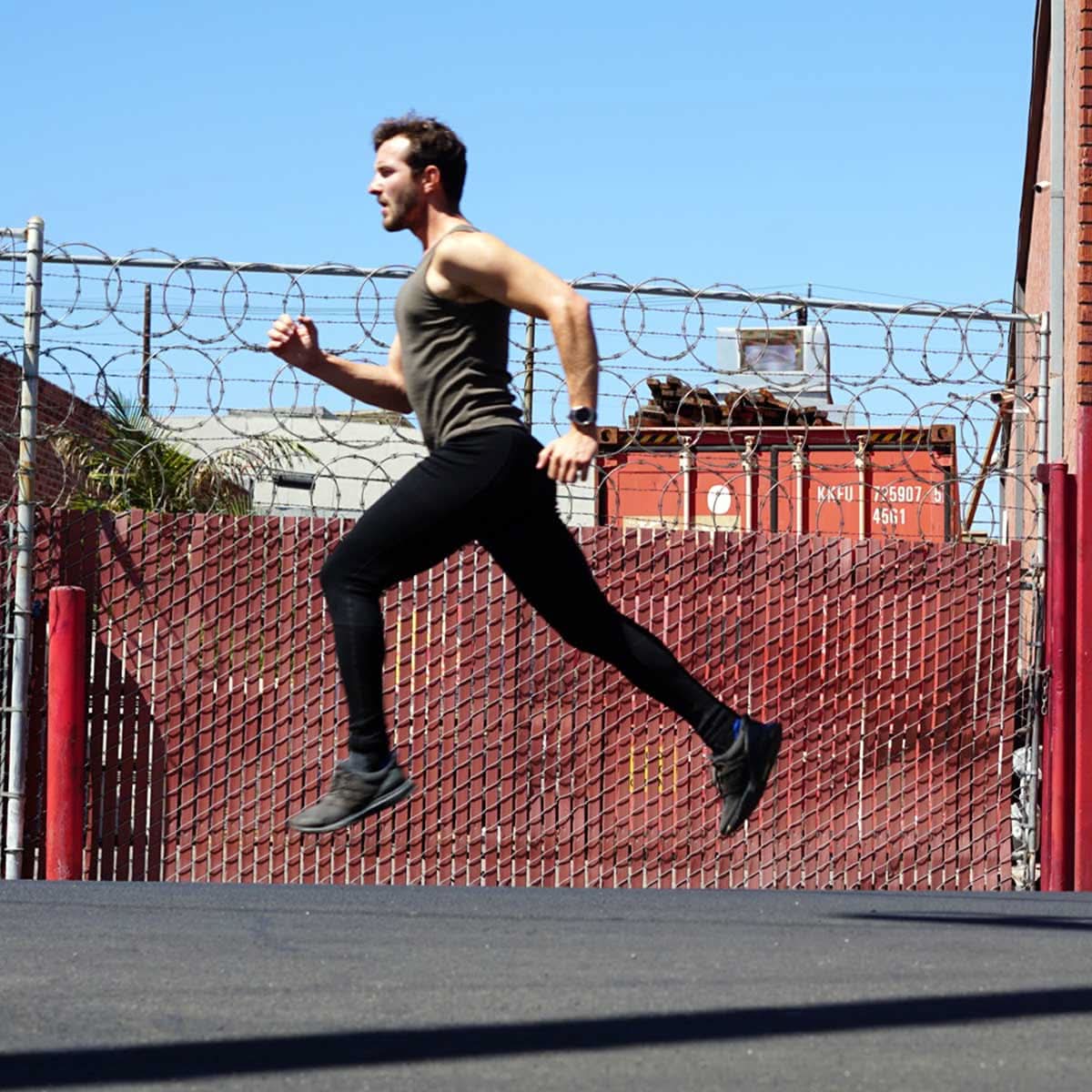 Midweight Men's Wool Running Tight Flyless - Woolverino