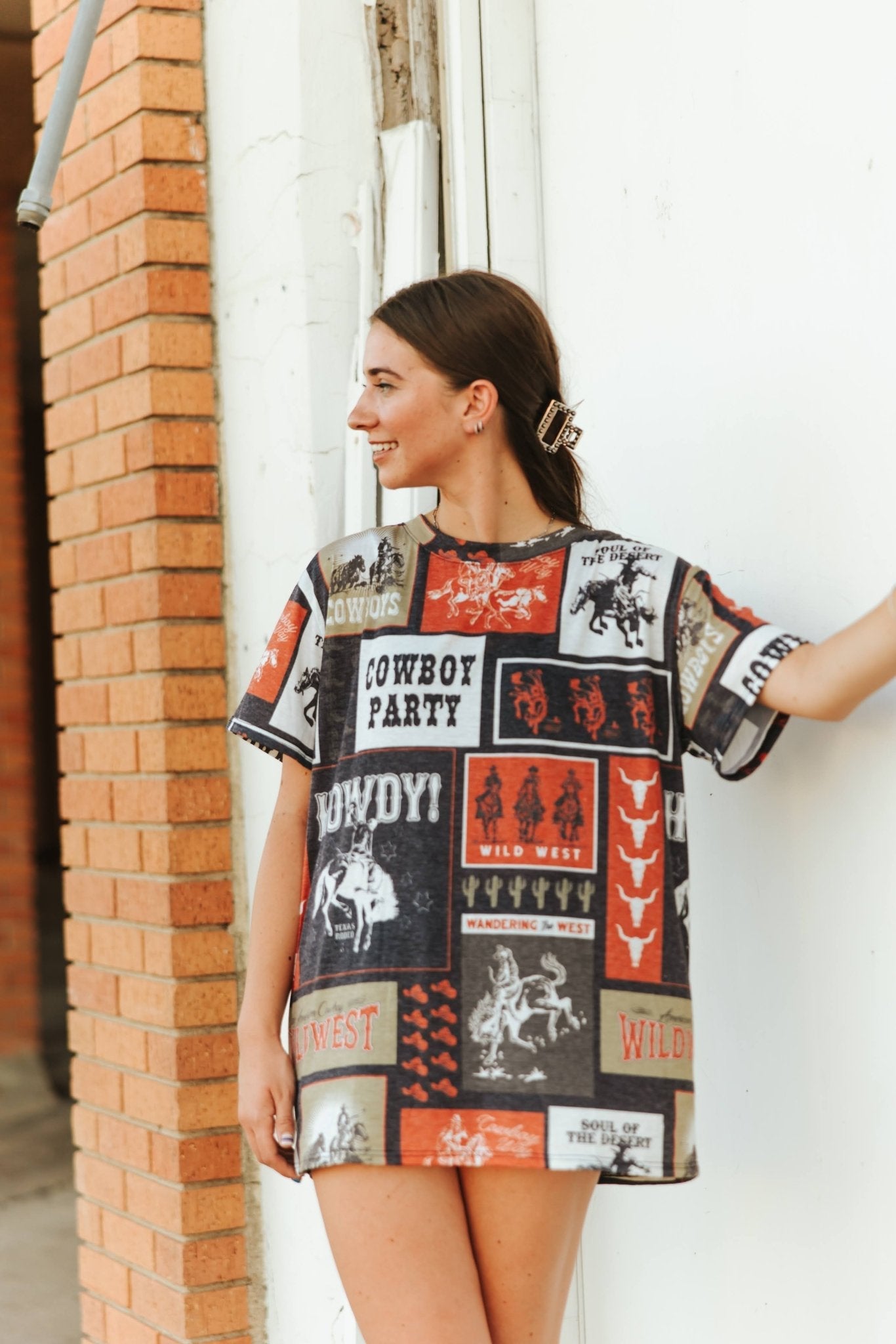 Mini Square Faux Pearl Claw Hair Clip