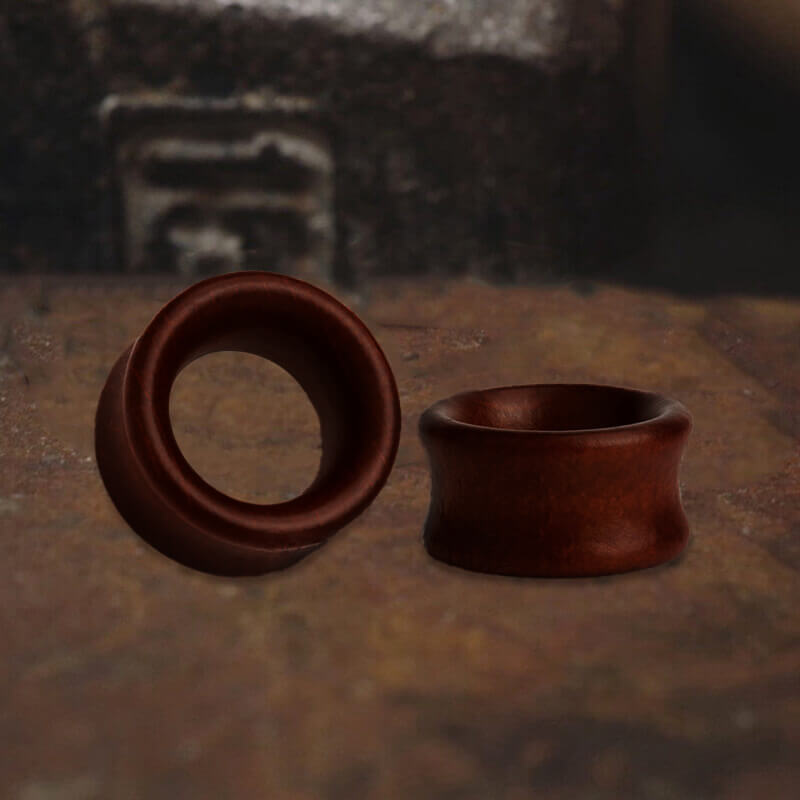 Minimalism Wood Tunnel Ear Gauges