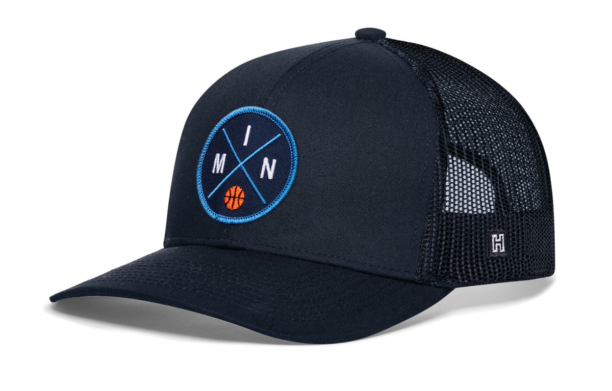 Minnesota Basketball Trucker Hat  |  MIN X Snapback