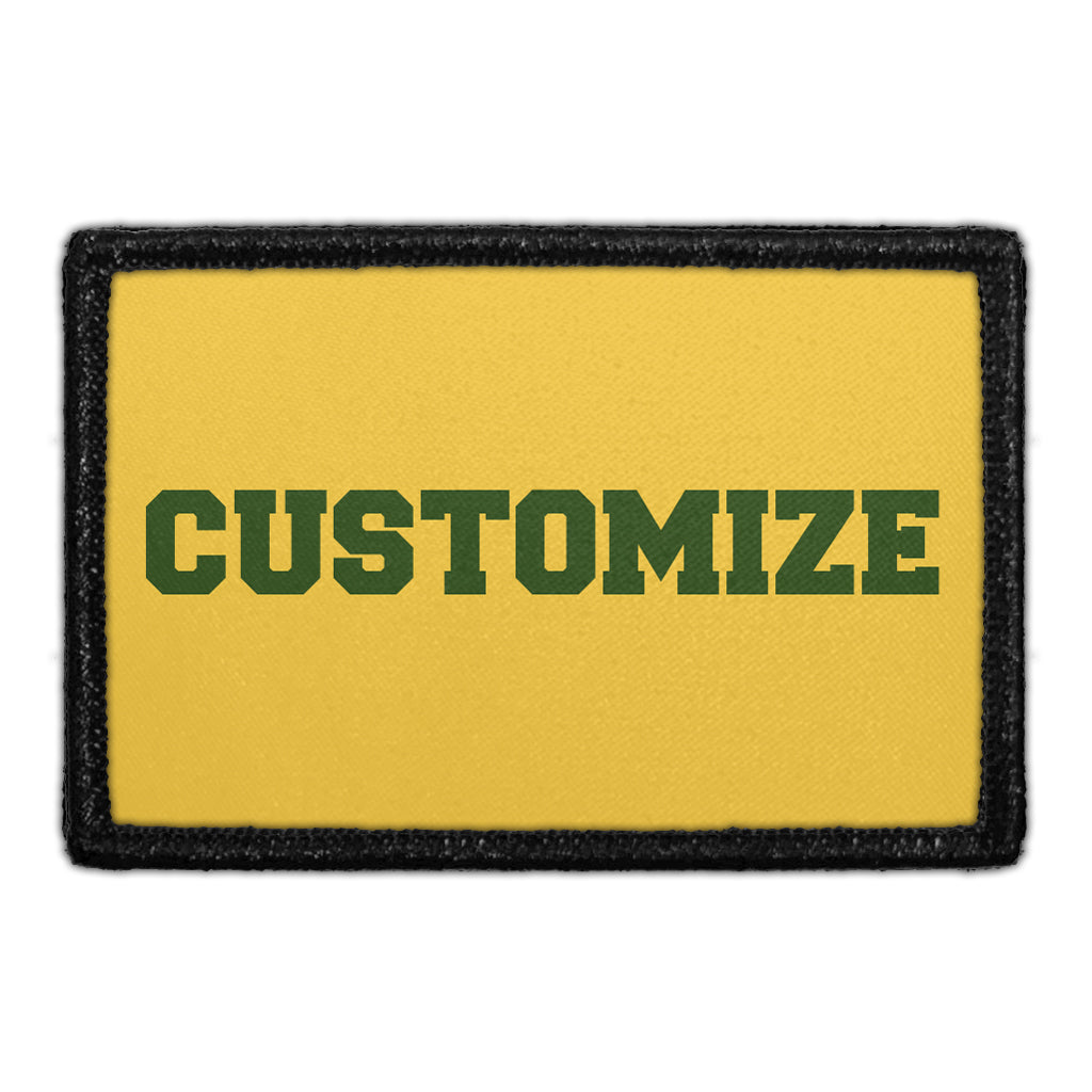 Mira Costa Custom Green College Text  - Removable Patch