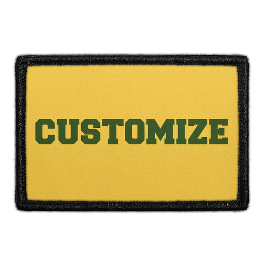 Mira Costa Custom Green College Text  - Removable Patch