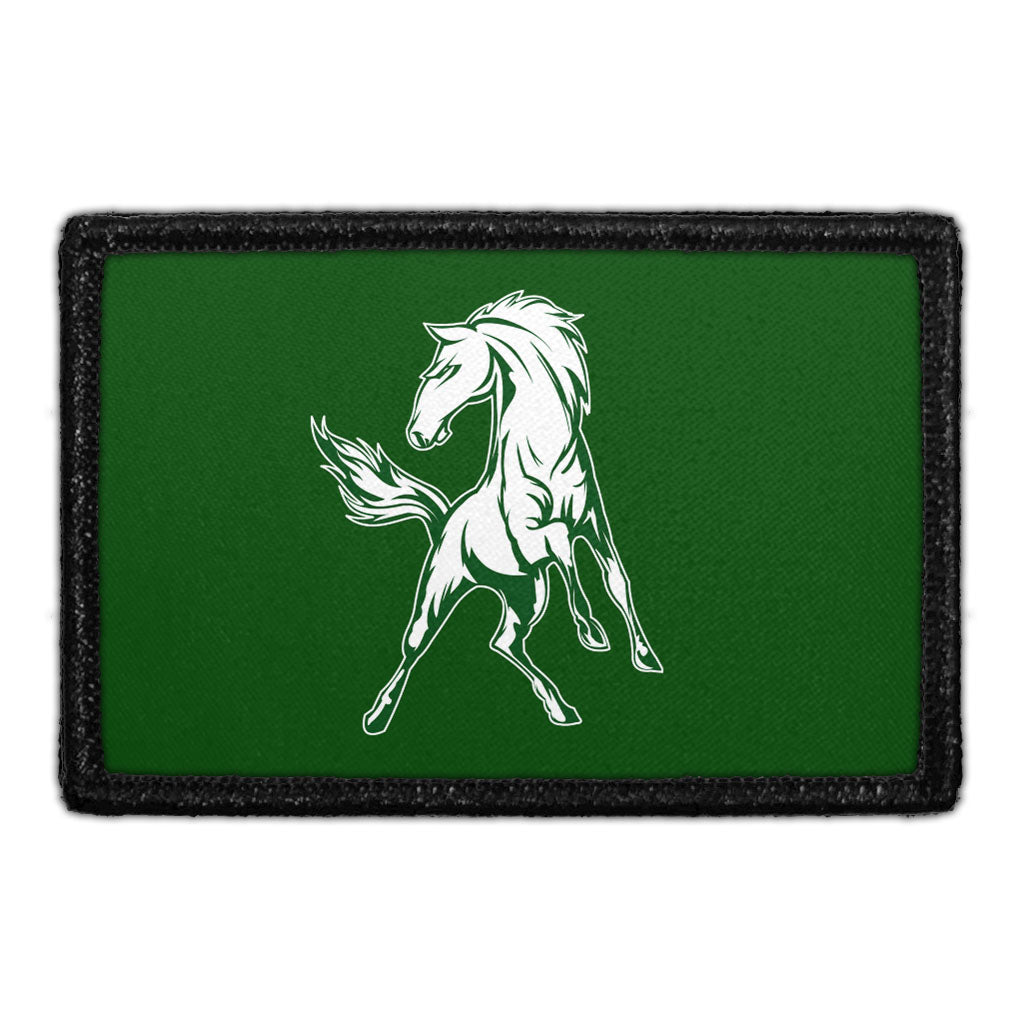 Mira Costa Horse - White - Removable Patch