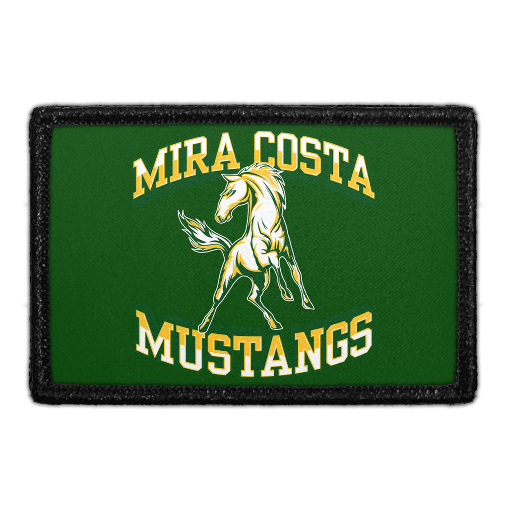 Mira Costa Mustangs Arched - Horse - Removable Patch