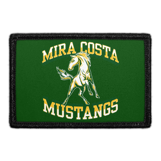 Mira Costa Mustangs Arched - Horse - Removable Patch