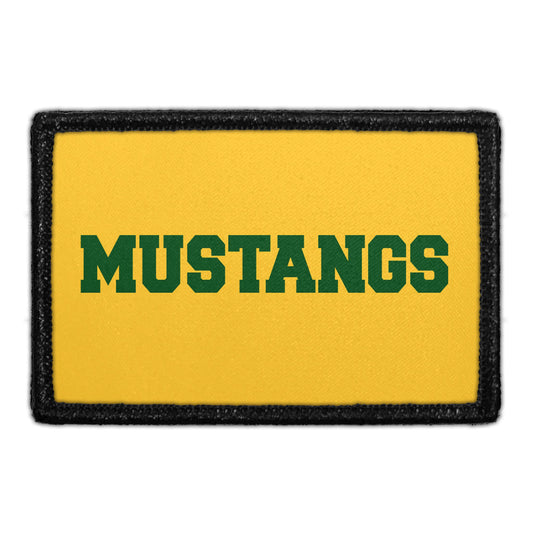Mira Costa - Mustangs Green Text  - Removable Patch