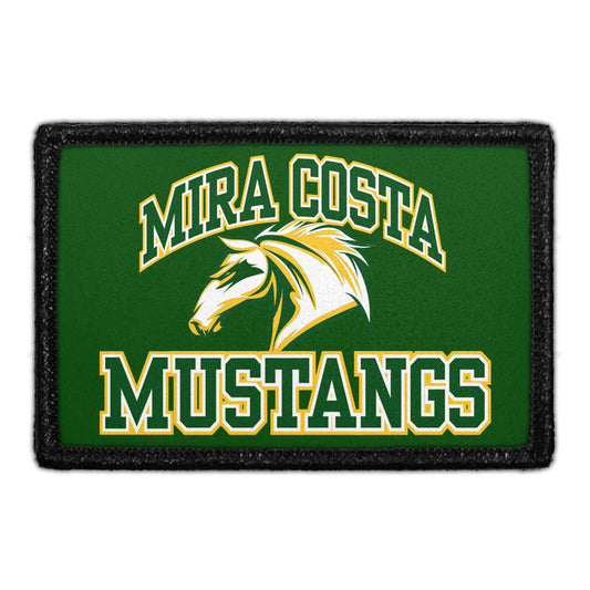 Mira Costa Mustangs - Horse Head - Removable Patch