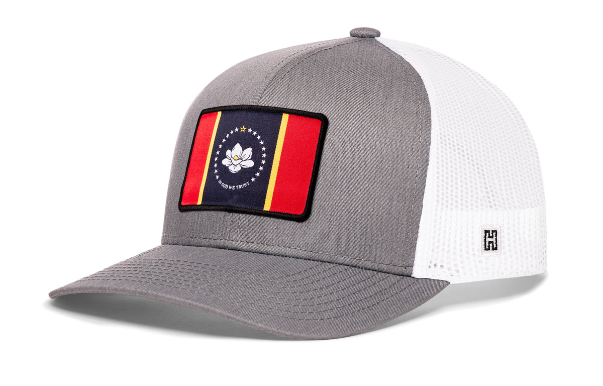 Mississippi Flag Trucker Hat  |  MS Snapback