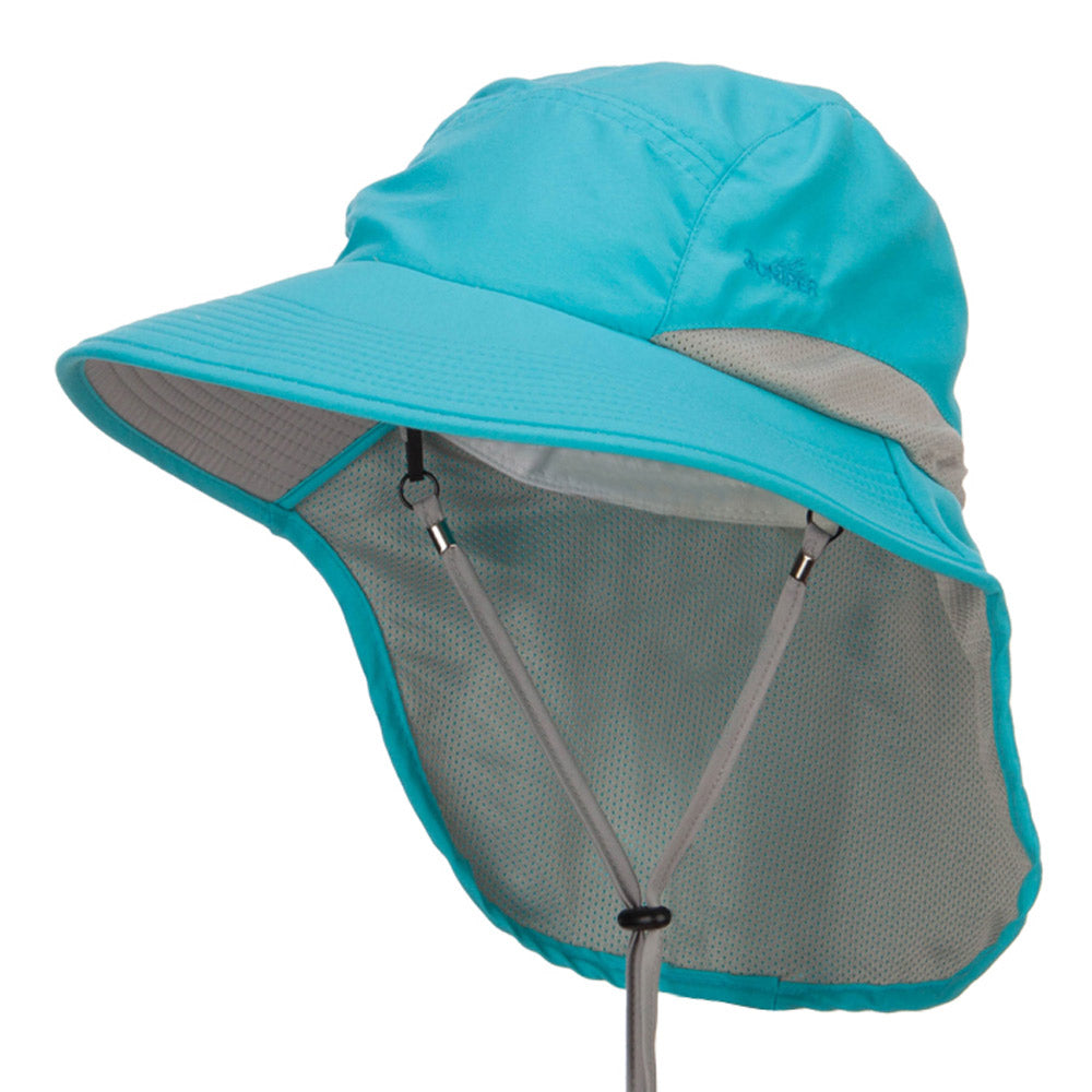 Microfiber UV Large Bill Flap Hat