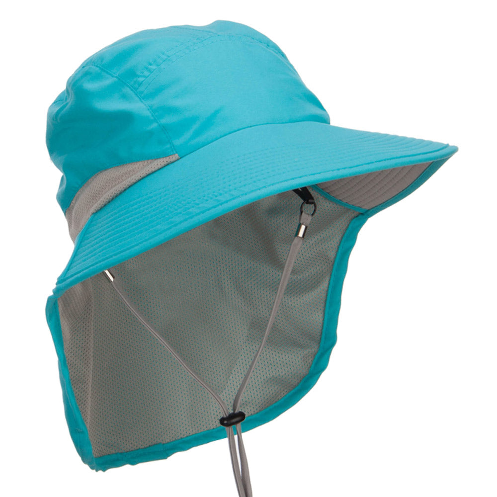 Microfiber UV Large Bill Flap Hat