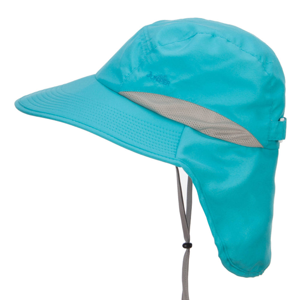 Microfiber UV Large Bill Flap Hat