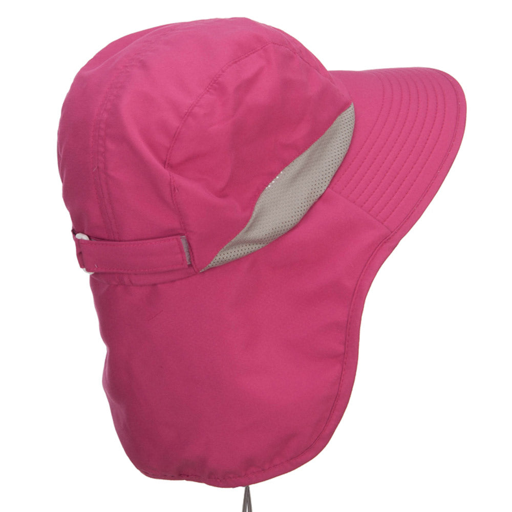 Microfiber UV Large Bill Flap Hat
