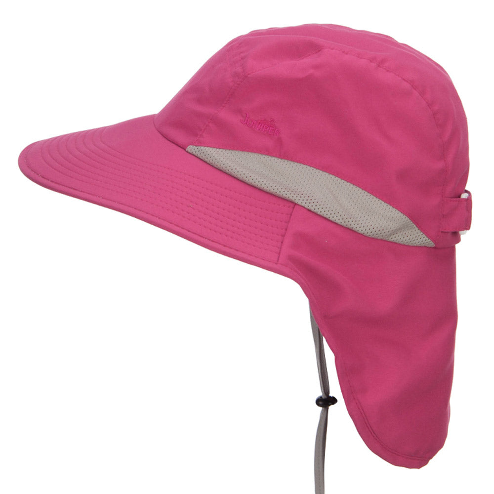 Microfiber UV Large Bill Flap Hat