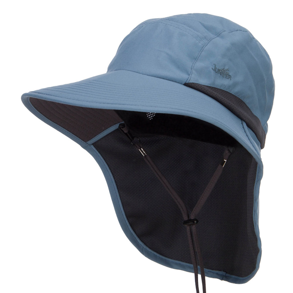 Microfiber UV Large Bill Flap Hat