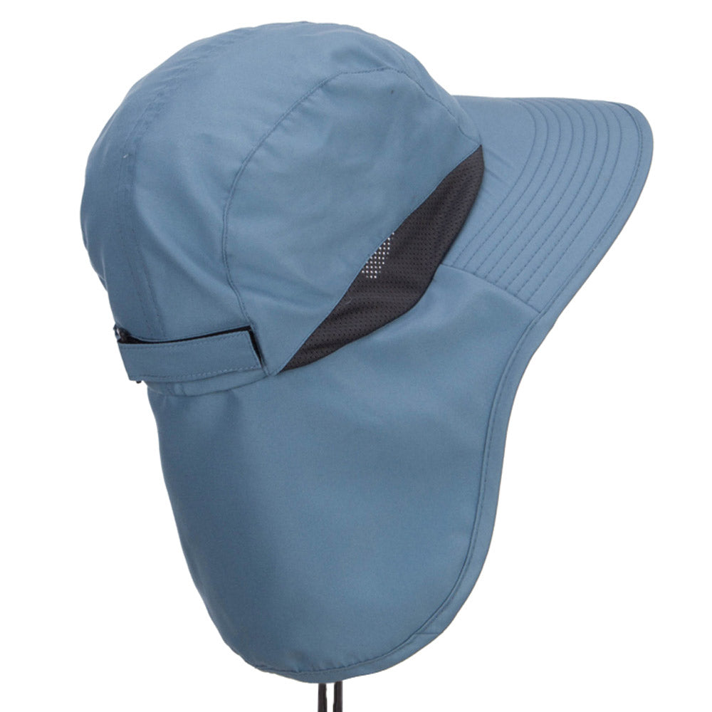 Microfiber UV Large Bill Flap Hat