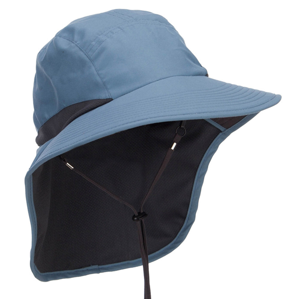 Microfiber UV Large Bill Flap Hat
