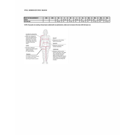 Milwaukee Leather MLL4510 Women's Premium Black Leather Motorcycle Rider Vest w/ Adjustable Side Buckle