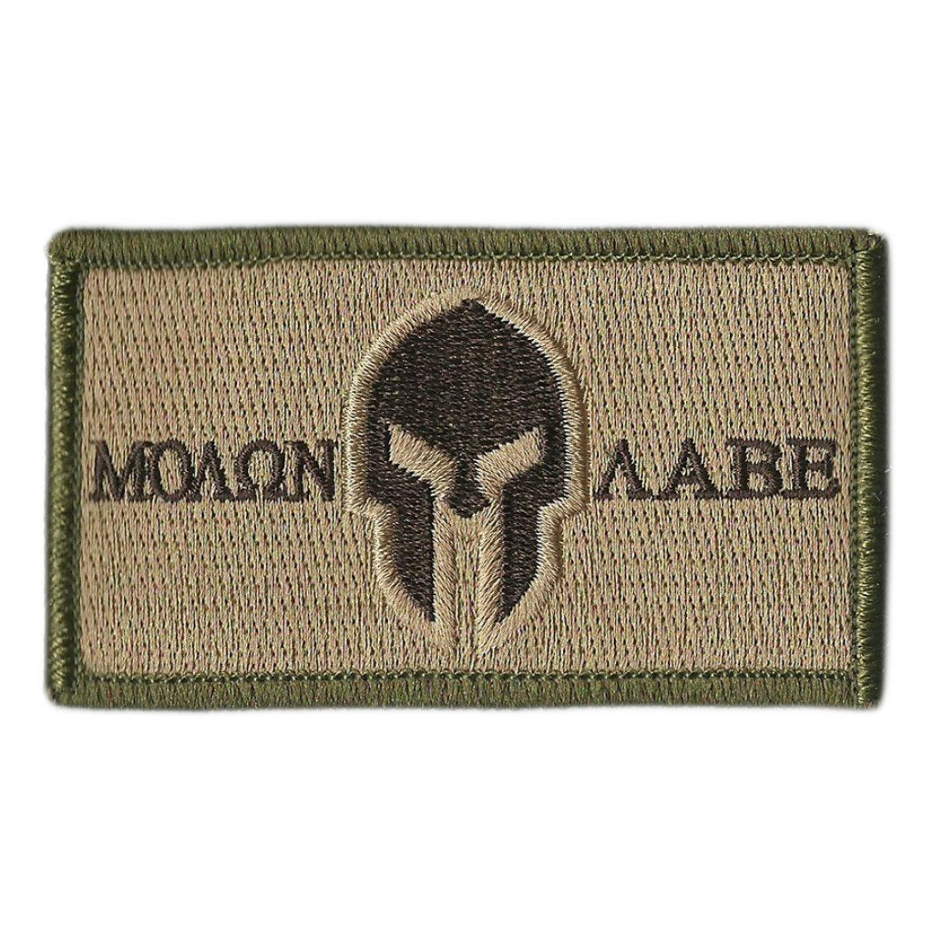 2" x 3.5" Molon Labe Tactical Patch - Made to Fit- 5.11/Rothco caps