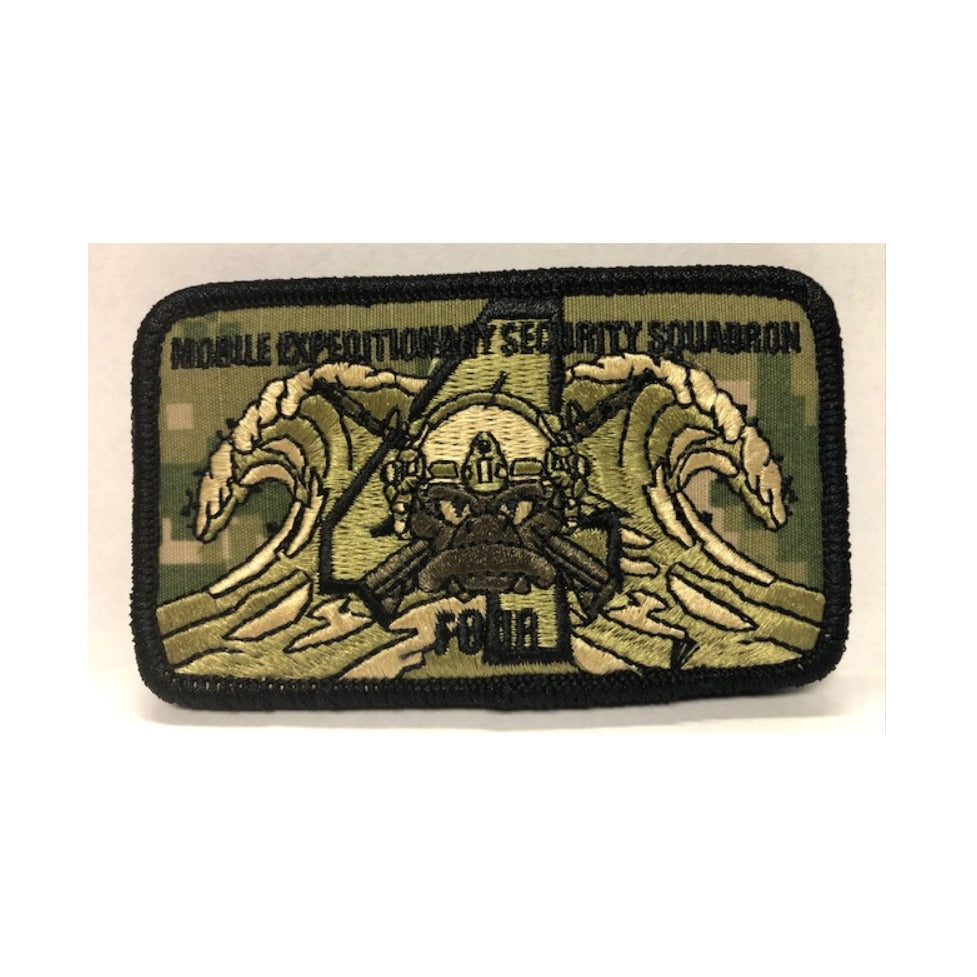 Mobile Expeditionary Security Squardon Patch with HOOK Backing